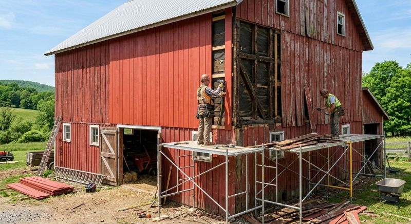 Barn Siding Replacement in Etowah, TN