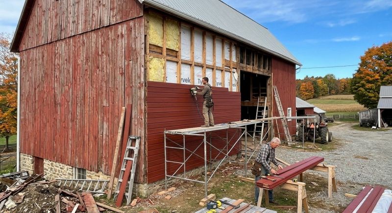 Barn Siding Replacement in Loudon County, TN