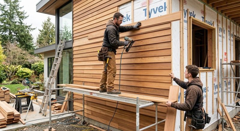 Cedar Cladding Installation in Athens, TN