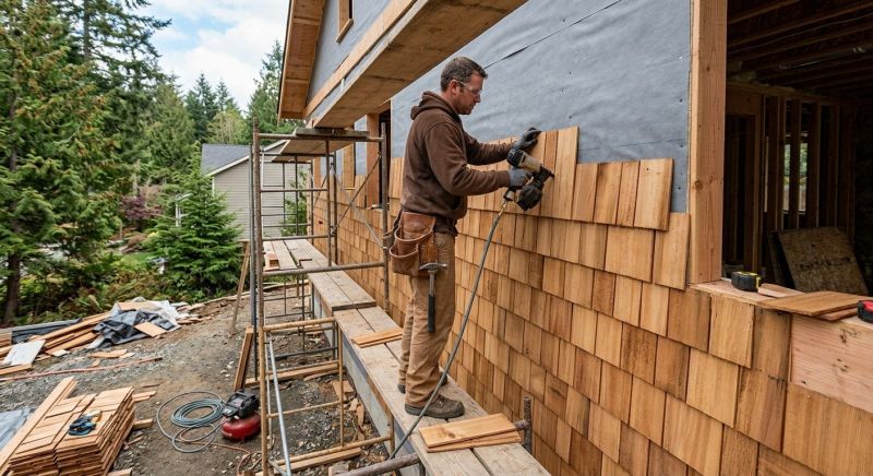 Cedar Siding Installation in Delano, TN