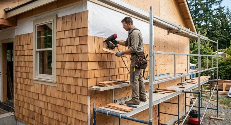 Cedar Siding Installation in Loudon, TN