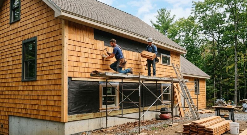 Cedar Siding Installation in Riceville, TN