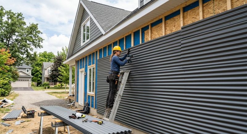 Corrugated Siding Installation in Athens, TN