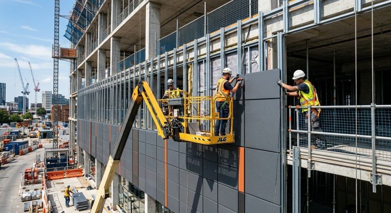 Facade Cladding Installation in Athens, TN