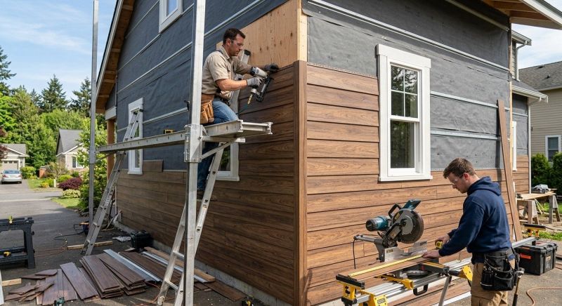 Faux Wood Siding Installation in Etowah, TN
