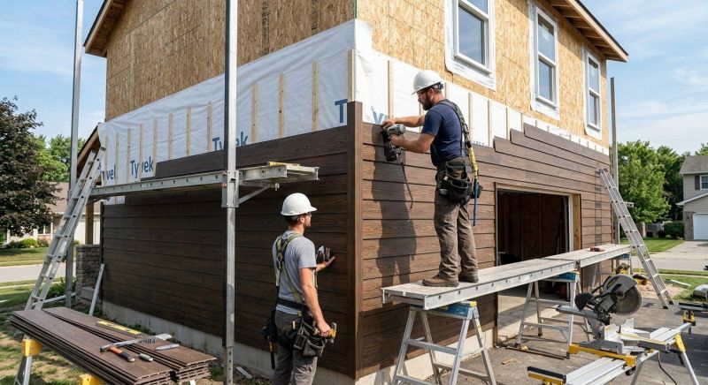 Faux Wood Siding Installation in Meigs County, TN