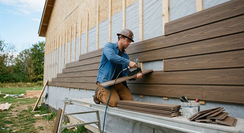 Faux Wood Siding Installation in Ten Mile, TN