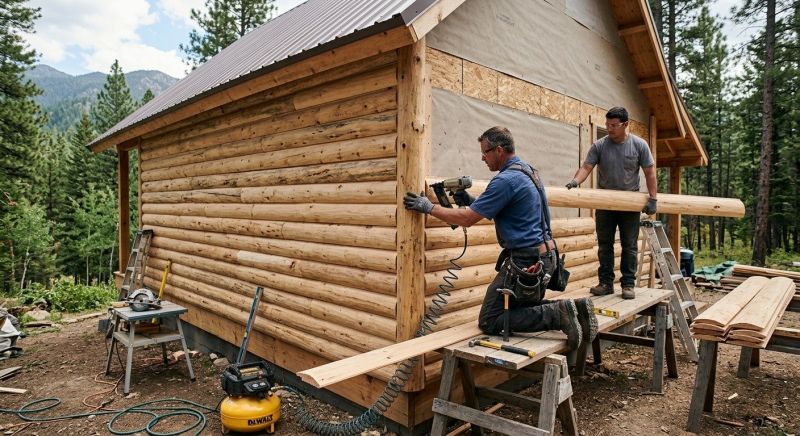 Log Siding Installation in Dayton, TN