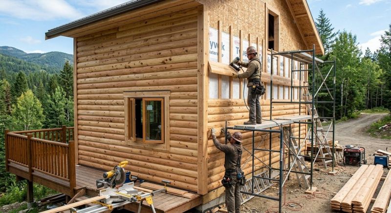 Log Siding Installation in Athens, TN