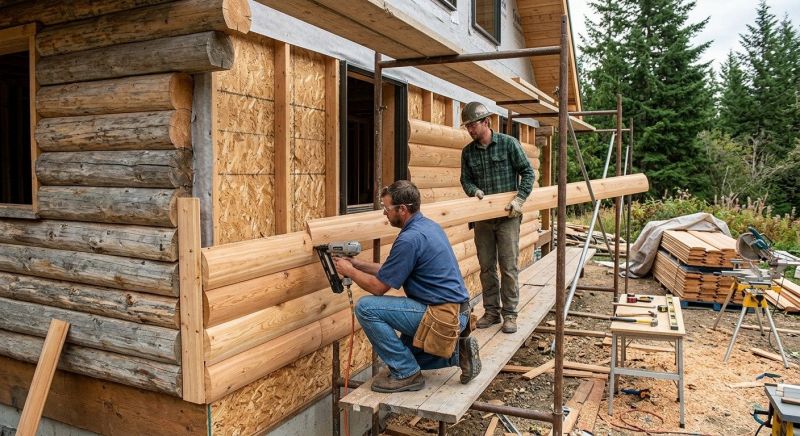 Log Siding Installation in Riceville, TN