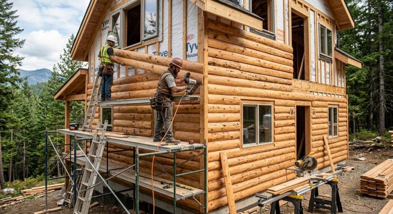 Log Siding Installation in Riceville, TN