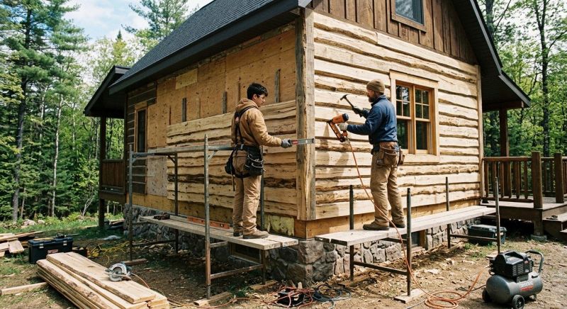 Log Siding Installation in Ten Mile, TN