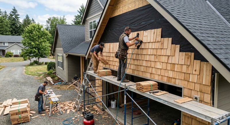 Shake Siding Installation in Ocoee, TN