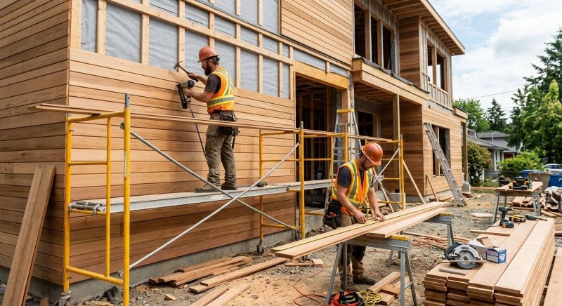 Wood Cladding Installation in Athens, TN