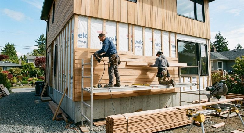 Wood Cladding Installation in Athens, TN
