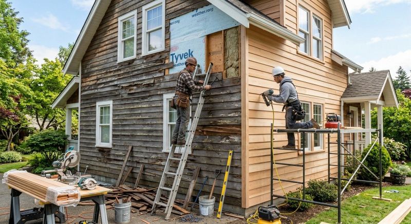 Wood Siding Installation in Madisonville, TN